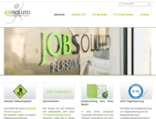 Tablet Screenshot of jobsoluto.de